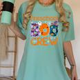 Preschool Boo Crew Preschool Halloween Teacher Kids Women's Comfort Colors T-Shirt Chalky Mint