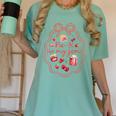 Preschool Pre-K Is My Jam Strawberry Girl Teacher Kids Women's Comfort Colors T-Shirt Chalky Mint Preschool Pre-K Is My Jam Strawberry Girl Teacher Kids Women's Comfort Colors T-Shirt Chalky Mint
