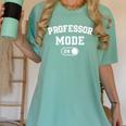 Professor Mode On Academic Educator Teacher Women's Comfort Colors T-Shirt Chalky Mint Professor Mode On Academic Educator Teacher Women's Comfort Colors T-Shirt Chalky Mint