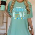 I Promise To Teach Love Hanukkah Chanukah Jewish Teacher Women's Comfort Colors T-Shirt Chalky Mint