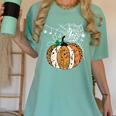 Pumpkin Music Teacher Halloween Fall Music Notes Autumn Women's Comfort Colors T-Shirt Chalky Mint Pumpkin Music Teacher Halloween Fall Music Notes Autumn Women's Comfort Colors T-Shirt Chalky Mint
