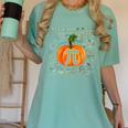 Pumpkin Pi Math Teacher Halloween Pumpkin Pi Women's Comfort Colors T-Shirt Chalky Mint Pumpkin Pi Math Teacher Halloween Pumpkin Pi Women's Comfort Colors T-Shirt Chalky Mint