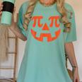 Pumpkin Pi Pie Math Thanksgiving Science Teacher Women's Comfort Colors T-Shirt Chalky Mint