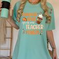 Pumpkin Spice Gives Me Teacher Powers Fall Thanksgiving Men Women Women's Comfort Colors T-Shirt Chalky Mint Pumpkin Spice Gives Me Teacher Powers Fall Thanksgiving Men Women Women's Comfort Colors T-Shirt Chalky Mint