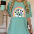 Rainbow AAC Awareness Month SPED Teacher SLP Communication Women's Comfort Colors T-Shirt Chalky Mint Rainbow AAC Awareness Month SPED Teacher SLP Communication Women's Comfort Colors T-Shirt Chalky Mint