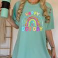 Rainbow Happy Dot Day Shirts Teacher Kids September 15th Women's Comfort Colors T-Shirt Chalky Mint Rainbow Happy Dot Day Shirts Teacher Kids September 15th Women's Comfort Colors T-Shirt Chalky Mint