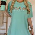Rainbow Parents As Teachers Early Childhood Educator PAT Women's Comfort Colors T-Shirt Chalky Mint Rainbow Parents As Teachers Early Childhood Educator PAT Women's Comfort Colors T-Shirt Chalky Mint