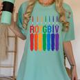 Rainbow Roygbiv Kids Artist Costume Art Teacher Women's Comfort Colors T-Shirt Chalky Mint Rainbow Roygbiv Kids Artist Costume Art Teacher Women's Comfort Colors T-Shirt Chalky Mint