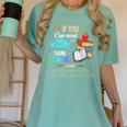 If You Can Read This Thank A Teacher Women's Comfort Colors T-Shirt Chalky Mint