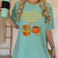 Reading 67 Meme English Teacher 6 7 Book Lover Humor Women's Comfort Colors T-Shirt Chalky Mint Reading 67 Meme English Teacher 6 7 Book Lover Humor Women's Comfort Colors T-Shirt Chalky Mint