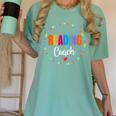 Reading Coach Teacher Interventionist Specialist Literacy Women's Comfort Colors T-Shirt Chalky Mint Reading Coach Teacher Interventionist Specialist Literacy Women's Comfort Colors T-Shirt Chalky Mint