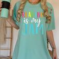 Reading Is My Jam Back To School Teacher Women's Comfort Colors T-Shirt Chalky Mint Reading Is My Jam Back To School Teacher Women's Comfort Colors T-Shirt Chalky Mint