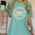 Reading Squad Teacher Reader Librarian Interventionist Team Women's Comfort Colors T-Shirt Chalky Mint