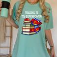 Reading Is My Super Power Superhero Best English Teacher Women's Comfort Colors T-Shirt Chalky Mint Reading Is My Super Power Superhero Best English Teacher Women's Comfort Colors T-Shirt Chalky Mint