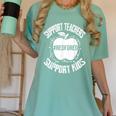 Red For Ed 2019 Support Teachers Support Kids Teacher Women's Comfort Colors T-Shirt Chalky Mint Red For Ed 2019 Support Teachers Support Kids Teacher Women's Comfort Colors T-Shirt Chalky Mint