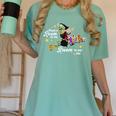 There's Room On My Broom For You Too Teacher Halloween Women's Comfort Colors T-Shirt Chalky Mint There's Room On My Broom For You Too Teacher Halloween Women's Comfort Colors T-Shirt Chalky Mint