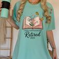 Retired 2025 A New Chapter Begins Retirement Teacher Book Women's Comfort Colors T-Shirt Chalky Mint Retired 2025 A New Chapter Begins Retirement Teacher Book Women's Comfort Colors T-Shirt Chalky Mint