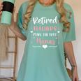 Retired Teachers Make The Best Nanas Cute G Ma Nana Grandma Women's Comfort Colors T-Shirt Chalky Mint Retired Teachers Make The Best Nanas Cute G Ma Nana Grandma Women's Comfort Colors T-Shirt Chalky Mint