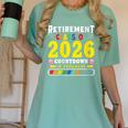 Retirement Primary Elementary Teacher 2026 Retiring Progress Women's Comfort Colors T-Shirt Chalky Mint