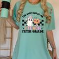 Retro You Can't Scare Me I Teach 5th Grade Teacher Halloween Women's Comfort Colors T-Shirt Chalky Mint Retro You Can't Scare Me I Teach 5th Grade Teacher Halloween Women's Comfort Colors T-Shirt Chalky Mint