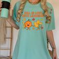Retro Fall In Love With Learning Autumn Pumpkin Teacher Women's Comfort Colors T-Shirt Chalky Mint Retro Fall In Love With Learning Autumn Pumpkin Teacher Women's Comfort Colors T-Shirt Chalky Mint