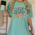 Retro Floral Assistant Principal Shirt For Teachers Day Women's Comfort Colors T-Shirt Chalky Mint Retro Floral Assistant Principal Shirt For Teachers Day Women's Comfort Colors T-Shirt Chalky Mint