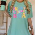 Retro Groovy Retirement Era Retired Teacher Women's Comfort Colors T-Shirt Chalky Mint Retro Groovy Retirement Era Retired Teacher Women's Comfort Colors T-Shirt Chalky Mint