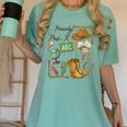 Retro Howdy Pre-K Back To School Western Teacher Women's Comfort Colors T-Shirt Chalky Mint