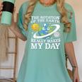 Rotation Of Earth Science Teacher Earth Day Men Women Women's Comfort Colors T-Shirt Chalky Mint Rotation Of Earth Science Teacher Earth Day Men Women Women's Comfort Colors T-Shirt Chalky Mint