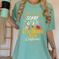 This Is My Scary 6th Grade ELA Costume Teacher Men Women Women's Comfort Colors T-Shirt Chalky Mint