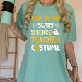 This Is My Scary Science Teacher Halloween Costumes Men Women Kids Women's Comfort Colors T-Shirt Chalky Mint