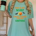 My Scary Social Studies Teacher Costume Halloween Men Women Women's Comfort Colors T-Shirt Chalky Mint My Scary Social Studies Teacher Costume Halloween Men Women Women's Comfort Colors T-Shirt Chalky Mint
