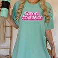 School Counselor Back To School Teacher Life Women's Comfort Colors T-Shirt Chalky Mint School Counselor Back To School Teacher Life Women's Comfort Colors T-Shirt Chalky Mint