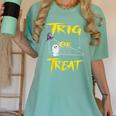 School Math Teacher Halloween 2022 Trig Or Treat Shirt Women's Comfort Colors T-Shirt Chalky Mint School Math Teacher Halloween 2022 Trig Or Treat Shirt Women's Comfort Colors T-Shirt Chalky Mint