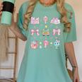 School Pencils And Bows Teacher Bow Coquette Pencil Girls Women's Comfort Colors T-Shirt Chalky Mint School Pencils And Bows Teacher Bow Coquette Pencil Girls Women's Comfort Colors T-Shirt Chalky Mint