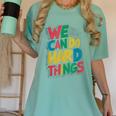 School Teachers Motivational Quote We Can Do Hard Things Men Women Kids Women's Comfort Colors T-Shirt Chalky Mint School Teachers Motivational Quote We Can Do Hard Things Men Women Kids Women's Comfort Colors T-Shirt Chalky Mint