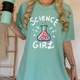Science Girl Chemistry Biology Student Teacher Women's Comfort Colors T-Shirt Chalky Mint