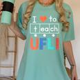 Science Of Reading I Love To Teach UFLI Teacher Literacy Women's Comfort Colors T-Shirt Chalky Mint Science Of Reading I Love To Teach UFLI Teacher Literacy Women's Comfort Colors T-Shirt Chalky Mint