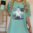 Science Teacher Halloween Skeleton Scientist Chemistry Women's Comfort Colors T-Shirt Chalky Mint Science Teacher Halloween Skeleton Scientist Chemistry Women's Comfort Colors T-Shirt Chalky Mint
