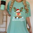 Science Teacher Squad Reindeer Christmas Teacher Xmas Lights For Men Women Women's Comfort Colors T-Shirt Chalky Mint Science Teacher Squad Reindeer Christmas Teacher Xmas Lights For Men Women Women's Comfort Colors T-Shirt Chalky Mint