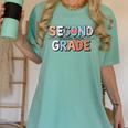 Second Grade Dream Team Back To School 2nd Grade Teacher Women's Comfort Colors T-Shirt Chalky Mint Second Grade Dream Team Back To School 2nd Grade Teacher Women's Comfort Colors T-Shirt Chalky Mint