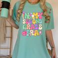 In My Second Grade Era Teachers Women Back To School Girls Women's Comfort Colors T-Shirt Chalky Mint