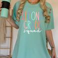 Second Grade Squad 2nd Grade Teacher Women Back To School Women's Comfort Colors T-Shirt Chalky Mint Second Grade Squad 2nd Grade Teacher Women Back To School Women's Comfort Colors T-Shirt Chalky Mint