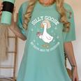 Silly Goose Constitution History Teacher Middle School Women's Comfort Colors T-Shirt Chalky Mint Silly Goose Constitution History Teacher Middle School Women's Comfort Colors T-Shirt Chalky Mint