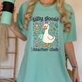 Silly Goose Teacher Club Silly Goose For Teacher Women's Comfort Colors T-Shirt Chalky Mint Silly Goose Teacher Club Silly Goose For Teacher Women's Comfort Colors T-Shirt Chalky Mint