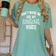 Singing Voice Singer Choir Chorus Music Teacher For Men Women Girls Kids Women's Comfort Colors T-Shirt Chalky Mint
