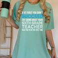 Sixth Grade Teacher 6th Grade Teacher T-Shirt Women's Comfort Colors T-Shirt Chalky Mint Sixth Grade Teacher 6th Grade Teacher T-Shirt Women's Comfort Colors T-Shirt Chalky Mint
