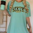 Sixth Grade Teacher Student Camouflage Back To School Women's Comfort Colors T-Shirt Chalky Mint Sixth Grade Teacher Student Camouflage Back To School Women's Comfort Colors T-Shirt Chalky Mint