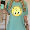 The Smart Cookie Good Egg Teacher Halloween Costume Food Women's Comfort Colors T-Shirt Chalky Mint The Smart Cookie Good Egg Teacher Halloween Costume Food Women's Comfort Colors T-Shirt Chalky Mint