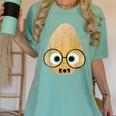 The Smart Seed Good Egg Teacher Halloween Costume Food Group Women's Comfort Colors T-Shirt Chalky Mint The Smart Seed Good Egg Teacher Halloween Costume Food Group Women's Comfort Colors T-Shirt Chalky Mint